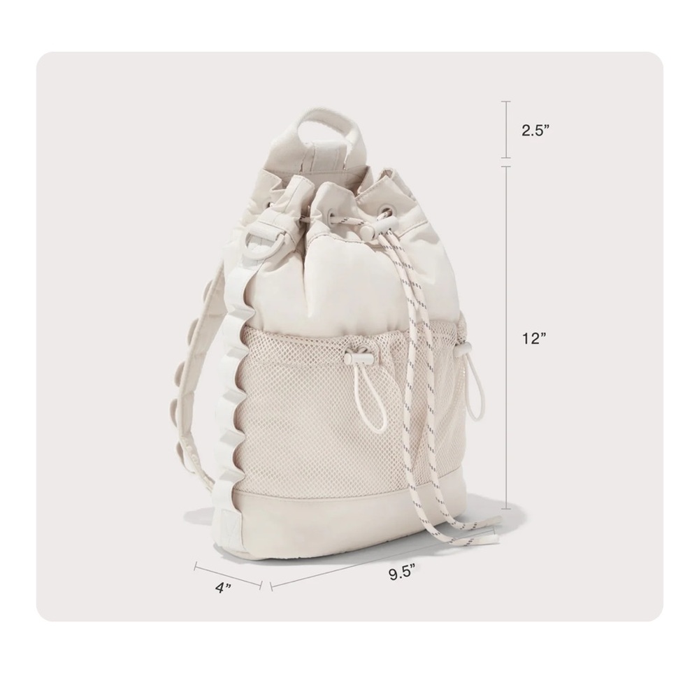 Dagne Dover Cream Drawstring Backpack - Picture 6 of 11